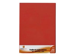 Feuille papier mousse Créalia - A4 - Rouge