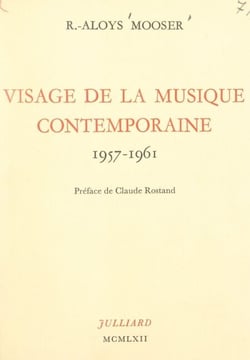 Visage de la musique contemporaine - 1957-1961