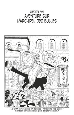 One Piece édition originale - Chapitre 497 - Aventure sur l'archipel des bulles