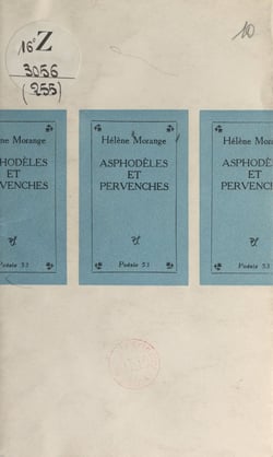Asphodèles et pervenches