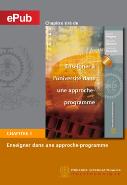 Enseigner à l'université dans une approche-programme (chapitre)