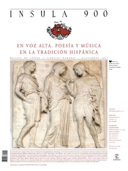 En voz alta. Poesía y música en la tradición hispánica (Ínsula nº 900) - (Diciembre de 2021)