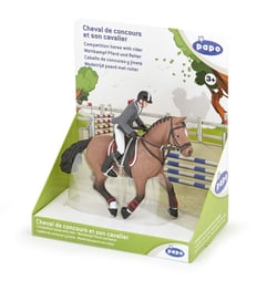 Cheval de concours et son cavalier - PAPO - 51561