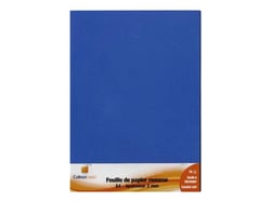 Feuille de papier mousse A4 2 mm - Bleu foncé