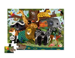 Puzzle 36 pièces - Amis de la jungle