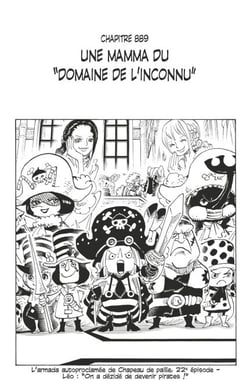One Piece édition originale - Chapitre 889 - Une mamma du "domaine de l'inconnu"