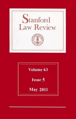 Stanford Law Review: Volume 63, Issue 5 - May 2011