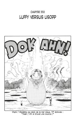 One Piece édition originale - Chapitre 332 - Luffy versus Usopp