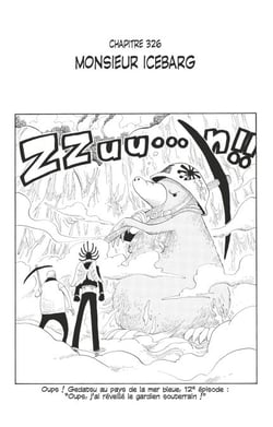 One Piece édition originale - Chapitre 326 - Monsieur Icebarg