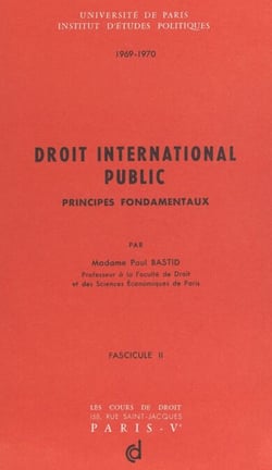 Droit international public. Principes fondamentaux (3)