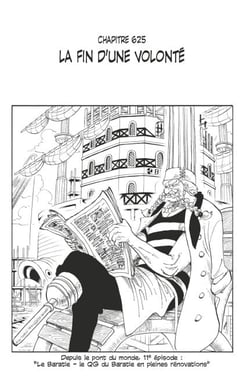 One Piece édition originale - Chapitre 625 - La fin d'une volonté