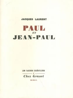 Paul et Jean-Paul - Sur Bourget et Sartre