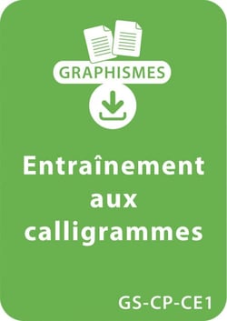 Graphismes et calligraphie GS/CP/CE1 - Entraînement aux calligrammes - Un lot de 18 fiches à télécharger