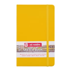 Carnet de croquis - 13 x 21 cm - Sketchbook - Talens Art Creation - 80 pages unies - Jaune