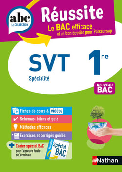 SVT 1re (Sciences de la vie et de la Terre) - ABC Réussite - Bac 2027 - Programme de première 2026-2027 - Enseignement de spécialité - Cours, Méthode, Exercices et Corrigés guidés - EPUB