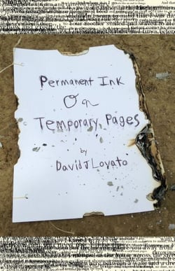 Permanent Ink on Temporary Pages - Pen and Paper, Wood and Nails, #1