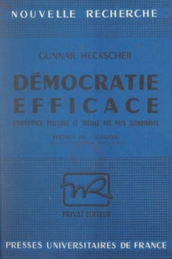Démocratie efficace - L'expérience politique et sociale des pays scandinaves