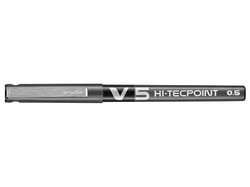 Stylo roller Pilot - Hi-Tecpoint V5 - Noir - Pointe fine