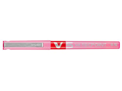 Stylo roller Pilot - Hi-Tecpoint V5 - Rose - Pointe fine