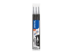 Lot de 3 recharges encre effaçable Pilot - FriXion Point - Noir - Pointe fine 