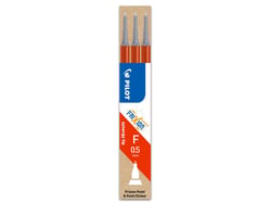 Lot de 3 recharges encre effaçable Pilot - FriXion Point - Rouge - Pointe fine 