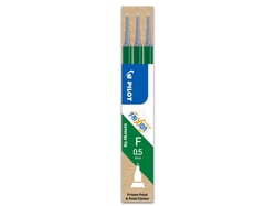 Lot de 3 recharges encre effaçable Pilot - FriXion Point - Vert - Pointe fine 