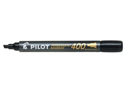 Marqueur permanent - Noir - Permanent Marker 400 - Pointe biseautée - Pilot
