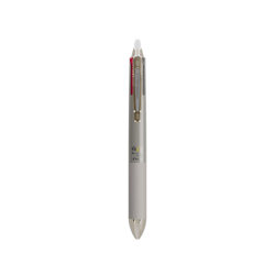 Stylo roller effaçable et rechargeable Pilot - FriXion Ball - 4 couleurs noir / bleu / rouge / vert - Pointe fine - Corps champagne