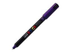 Marqueur Posca - Pointe calibrée extra-fine - Violet - PC1MR