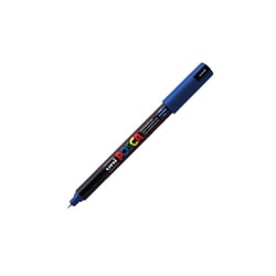 Marqueur Posca - Pointe calibrée extra-fine - Bleu foncé - PC1MR