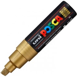Marqueur Posca - Pointe large - Or - PC8K