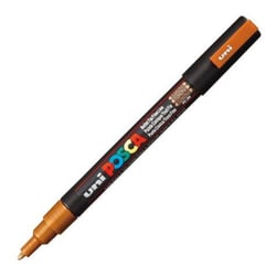 Marqueur Posca - Pointe conique fine - Bronze - PC3M