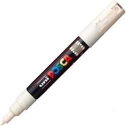 Marqueur Posca - Pointe conique extra-fine - Ivoire - PC1MC