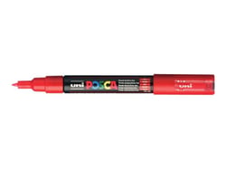 Marqueur Posca - Pointe conique extra-fine - Jaune paille - PC1MC