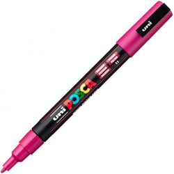 Marqueur Posca - Pointe conique fine - Rose fuschia - PC3M
