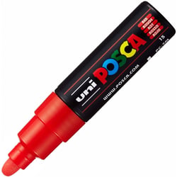 Marqueur Posca - Pointe large conique - Rouge - PC7M