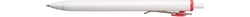 Roller - Rouge - Uni-ball ONE - Pointe moyenne 0,7 mm - Uni-ball