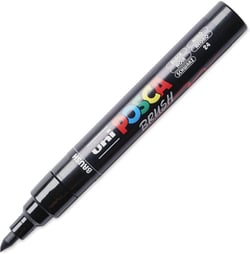 Marqueur pointe moyenne - Posca - Noir - Brush