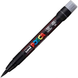 Marqueur Posca - Pointe pinceau - Noir - PCF350