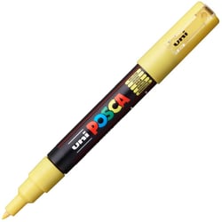 Marqueur Posca - Pointe conique extra-fine - Jaune - PC1MC