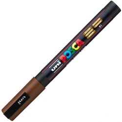 Marqueur Posca - Pointe conique fine - Marron - PC3M