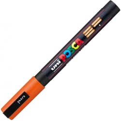 Marqueur Posca - Pointe conique fine - Orange foncé - PC3M