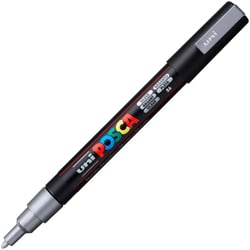 Marqueur Posca - Pointe conique fine - Argent - PC3M