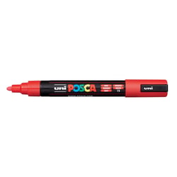Marqueur Posca - Pointe conique moyenne - Rouge - PC5M