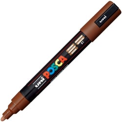 Marqueur Posca - Pointe conique moyenne - Marron - PC5M