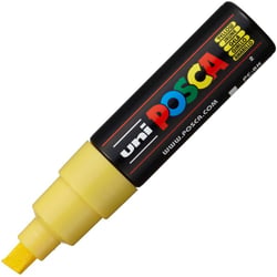 Marqueur Posca - Pointe large - Jaune - PC8K