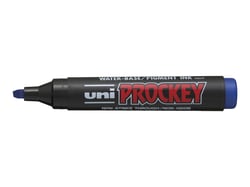 Marqueur - Bleu - Prockey - Pointe biseautée - Uni-ball
