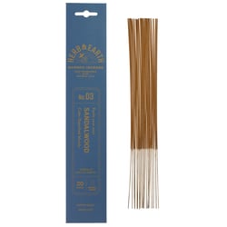 Herb & Earth - Santal - 20 bâtonnets avec support en bambou
