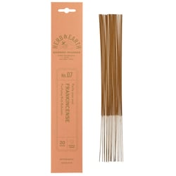 Herb & Earth - Oliban - 20 bâtonnets avec support en bambou