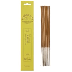 Herb & Earth - Jasmin - 20 bâtonnets avec support en bambou